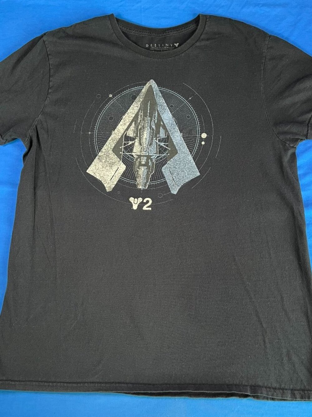 Loot Crate T Shirt Mens Black Destiny 2 “Wanderwing” Graphic Print Size Large